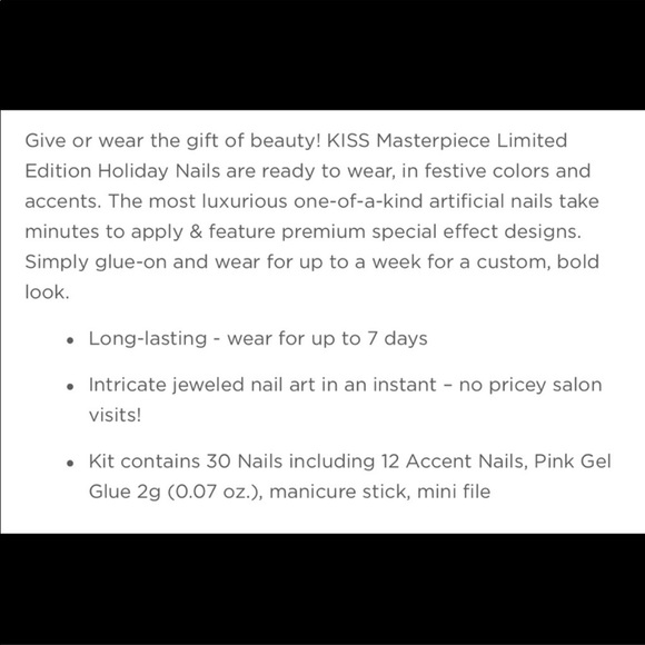 💅🏼 KISS Masterpiece Coffin Style Nail Set in Champagne - Picture 6 of 8